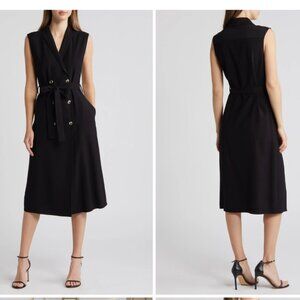 Maggy London Double Breasted Midi Blazer Dress